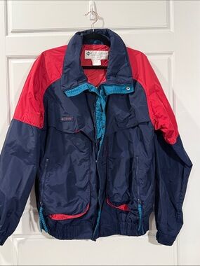Men Size VTG 90's Columbia Powder Keg Windbreaker Ski Jacket large
